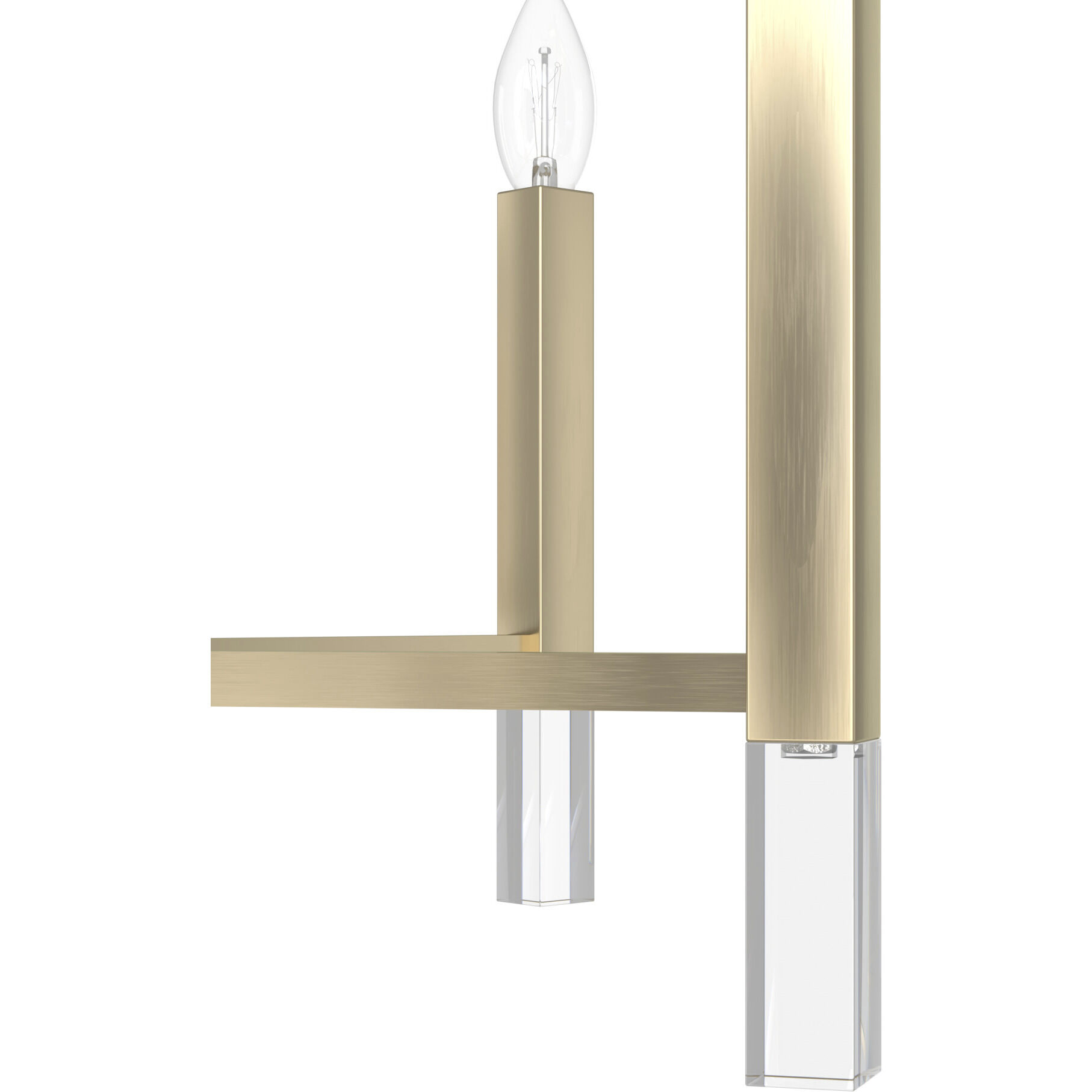 Sunjai 6 Light 30 inch Palm Gold Chandelier Ceiling Light