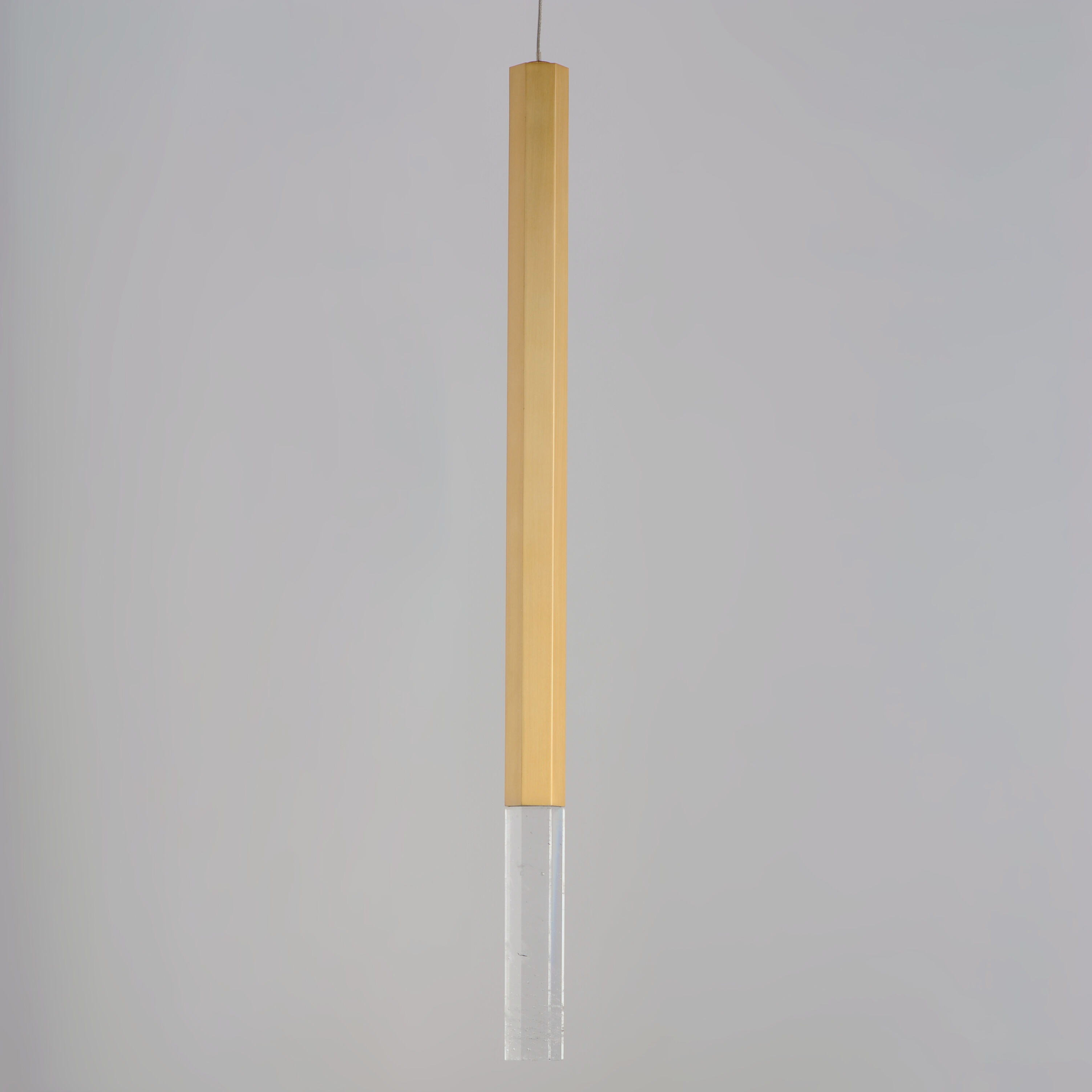 Diaphane LED 1.5 inch Gold Single Pendant Ceiling Light