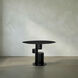 Nola 36 X 36 inch Matte Black Dining Table