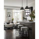 Gidget 1 Light 10.25 inch Matte Black and Vibrant Gold Mini Pendant Ceiling Light
