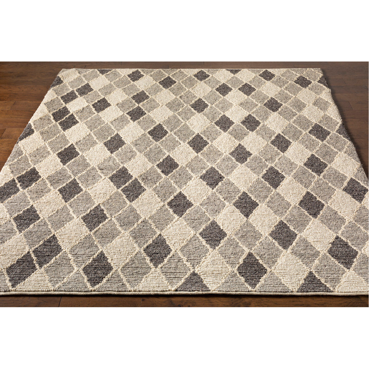 Nico 120 X 96 inch Charcoal Rug in 8 x 10, Rectangle