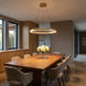 Aro LED 36 inch Satin Brass Chandelier Ceiling Light