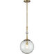 Populuxe 1 Light 11 inch Oxidized Aged Brass Mini Pendant Ceiling Light