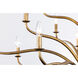 Dorianne 16 Light 44 inch Textured Dusken Brass Chandelier Ceiling Light