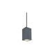 Cube Arch LED 5 inch Graphite Outdoor Pendant in Spot, 90, 3000K