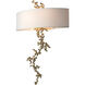 Coral Sconce Wall Light in Modern Brass