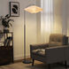 Roswell 63 inch 9 watt Matte Black Floor Lamp Portable Light