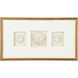 Botanical Relief V White/Cream Wall Art