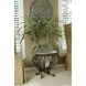 Metalworks Matthias Metal & Stone Heritage Pedestal & Planter