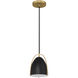 Axel LED 8 inch Matte Black Pendant Ceiling Light