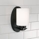 Dixon 1 Light 5 inch Matte Black Sconce Wall Light