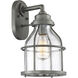 Brensten 1 Light 14 inch Weathered Iron Outdoor Wall Lantern