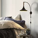Lodi 1 Light 16 inch Matte Black Wall Sconce Wall Light