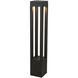 Napa 120-277V 24.00 watt Black Exterior Bollard
