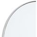 Rowen 30 X 30 inch Polished Nickel Mirror