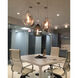 Harper 1 Light 16 inch Satin Nickel Pendant Ceiling Light in Incandescent, Smoke Glass