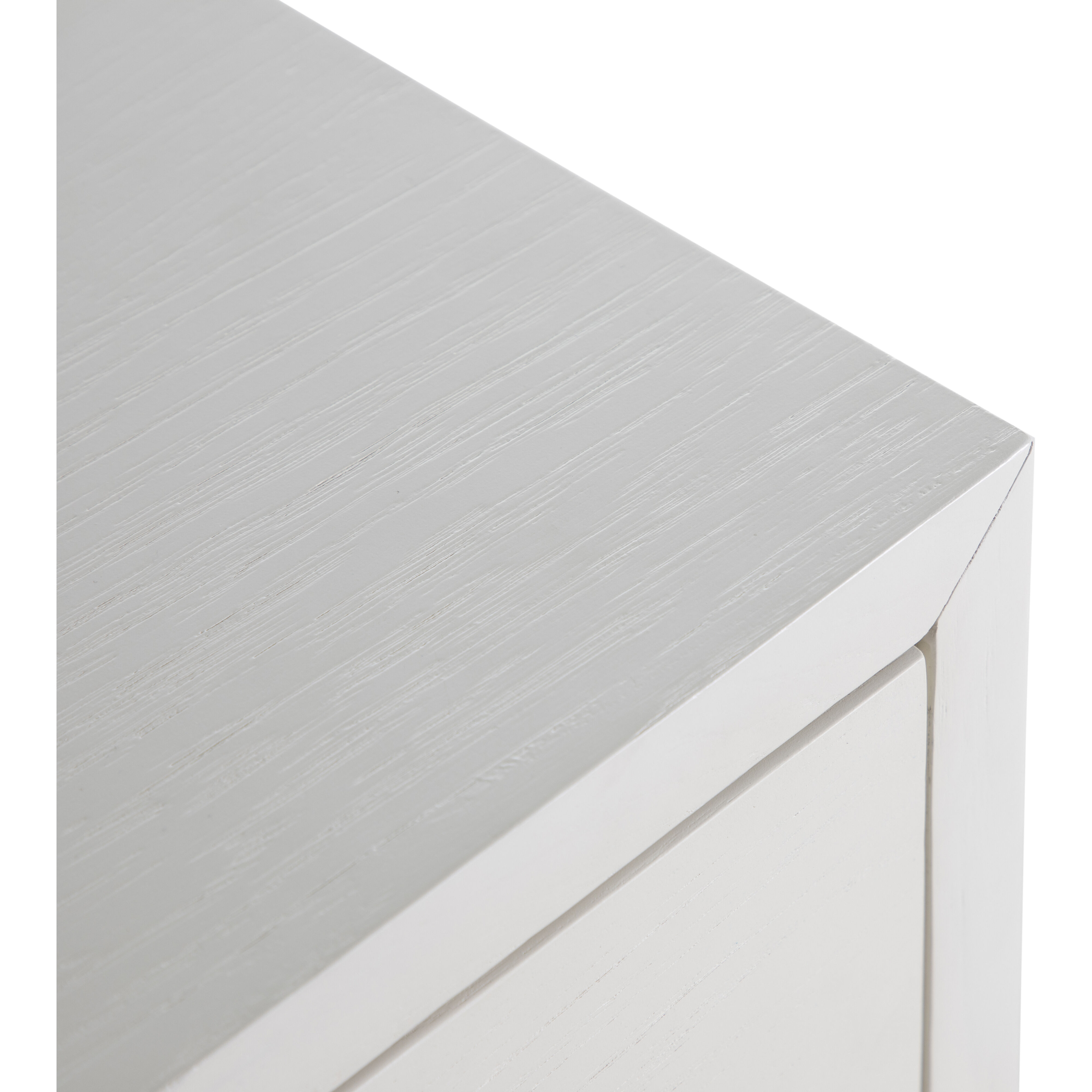 Pearl Ivory White and Satin Brass Chest