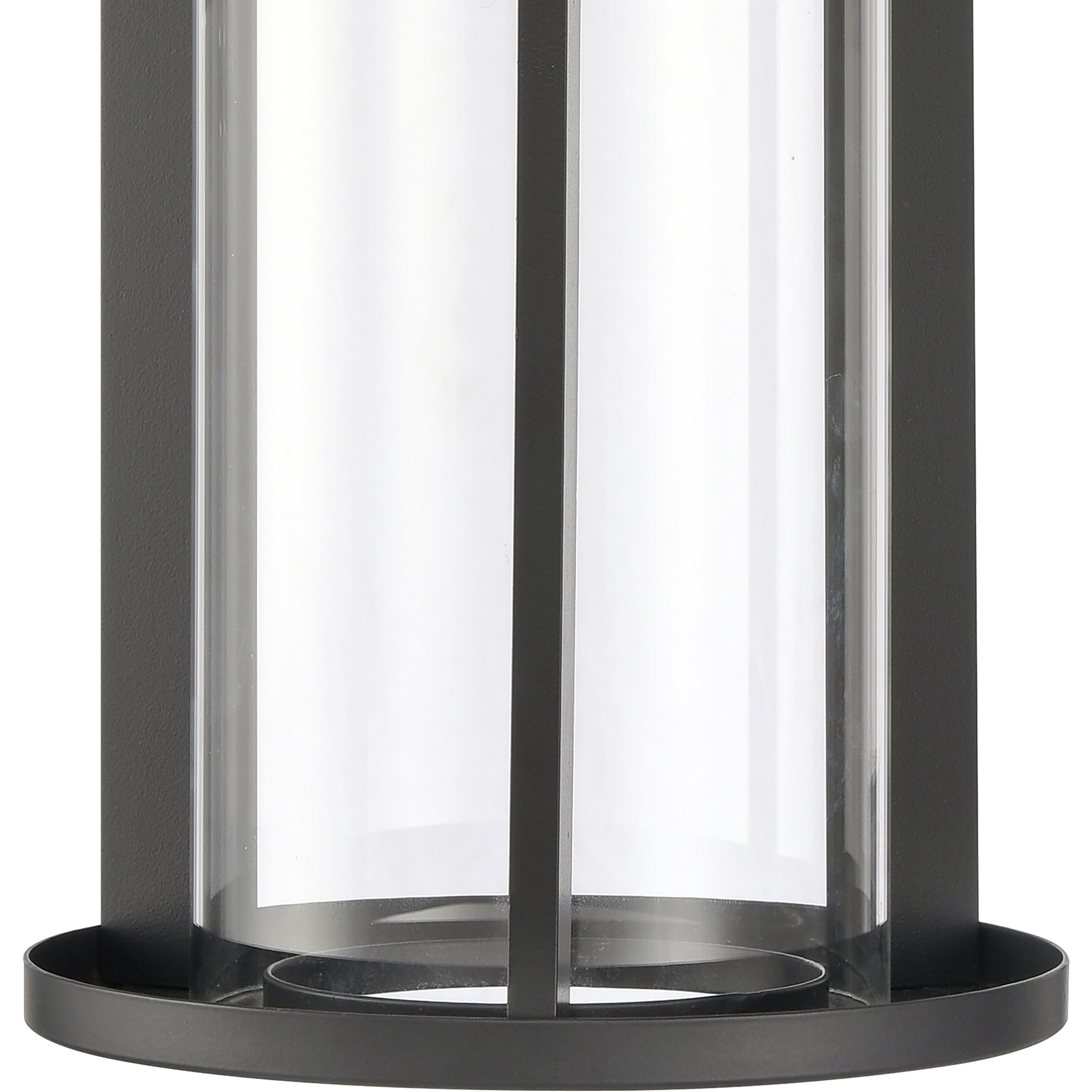 Brillis LED 16 inch Matte Black Outdoor Wall Sconce