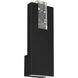Mille LED 18 inch Sand Black Outdoor Wall Sconce