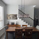 Kato 6 Light 36 inch REF Pendant Ceiling Light in Carbon Black