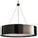Dante 5 Light 35 inch Black Nickel Chandelier Ceiling Light