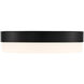 Roma LED 14 inch Matte Black Flush Mount Ceiling Light