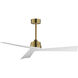 Vortex 52 inch Natural Aged Brass Indoor Ceiling Fan