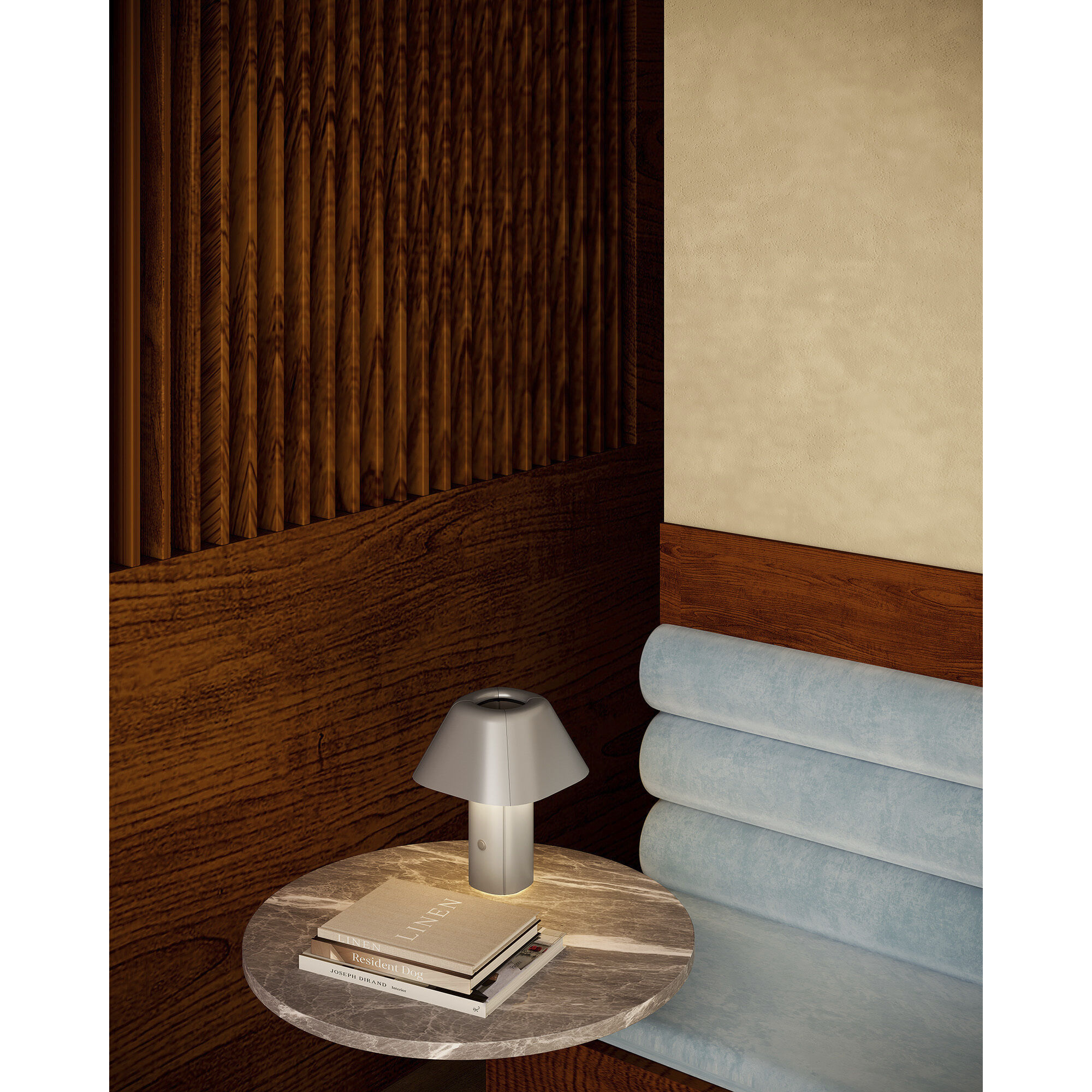 Folio 9.5 inch 5 watt Space Gray Table Lamp Portable Light