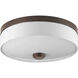 Weaver LED LED 10 inch Antique Bronze Flush Mount Ceiling Light, Progress LED