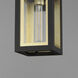 Neoclass 1 Light 16 inch Black/Gold Outdoor Wall Mount