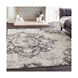 Elaziz 90 X 63 inch Medium Gray/Light Gray/Black/White Rugs, Rectangle