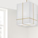 Raquel 4 Light 18 inch Gold Pendant Ceiling Light