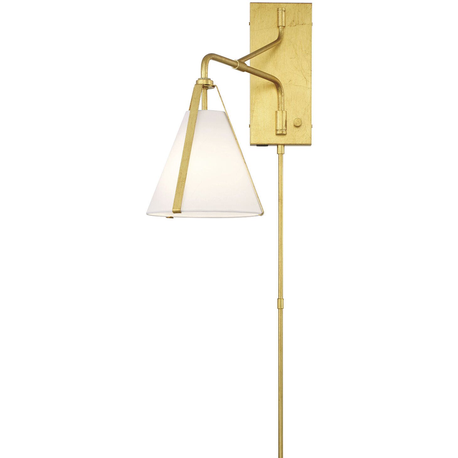Fulton 18 inch 60.00 watt Antique Gold Task Sconce Wall Light