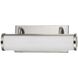 Signature 1 Light 13 inch Brushed Steel Vanity Light Wall Light, Small