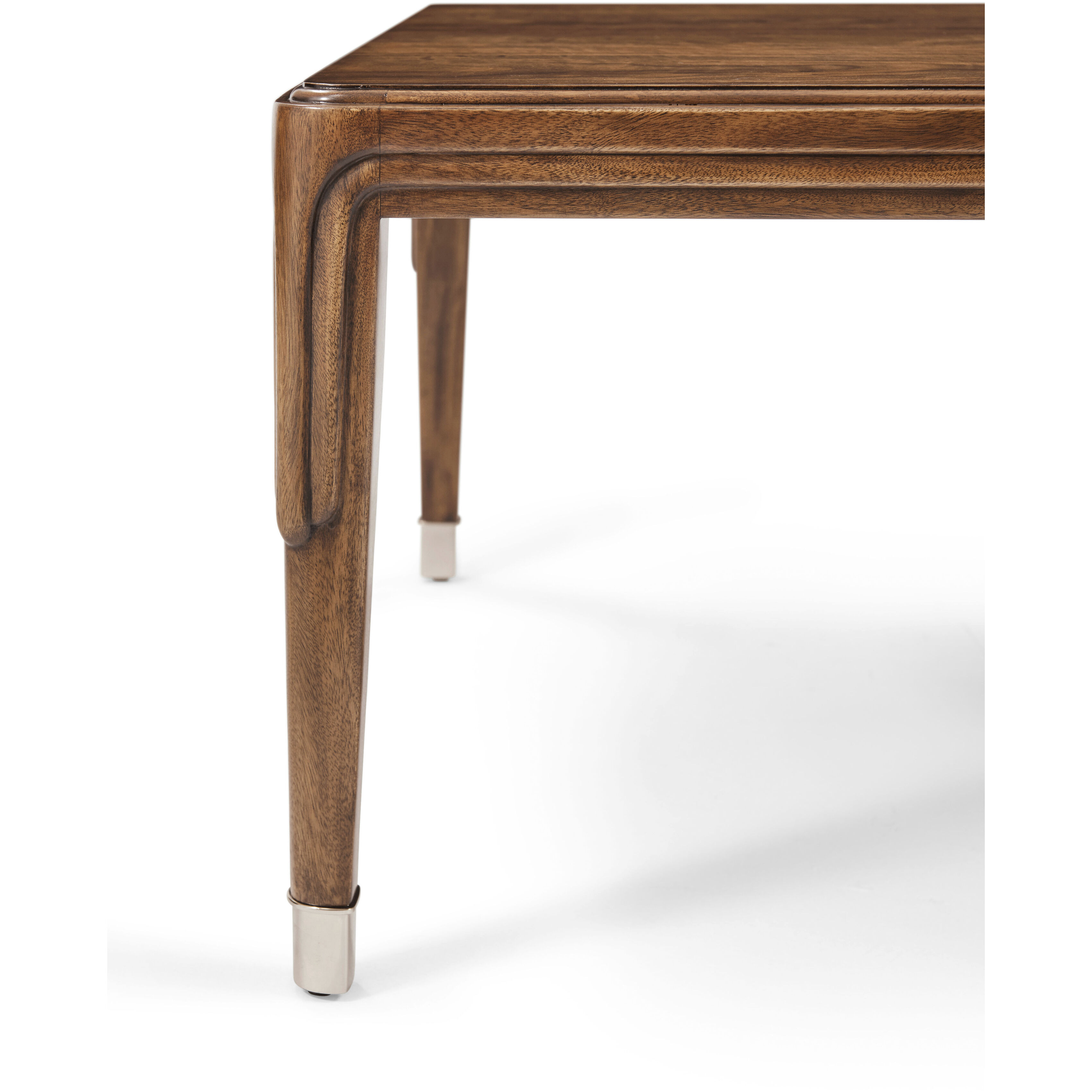 Dorchester 54 X 32 inch Mayfair / Antique White Brass Cocktail Table, Wooden