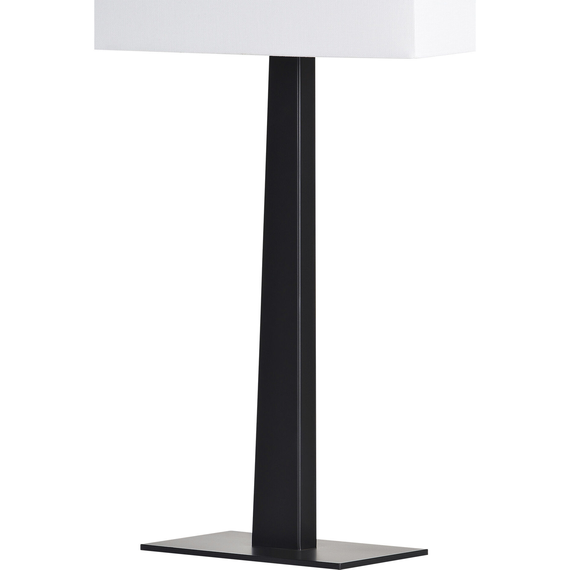 Candace 26 inch 100 watt Matte Black Table Lamps Portable Light, Set of 2