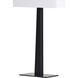 Candace 26 inch 100 watt Matte Black Table Lamps Portable Light, Set of 2
