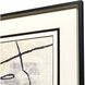 Tangle Black and Beige and Gray and Neutral Framed Art