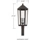 Ellsworth 3 Light 28 inch Oiled Bronze Outdoor Post Lantern
