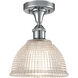 Edison Arietta 1 Light 8 inch Polished Chrome Semi-Flush Mount Ceiling Light