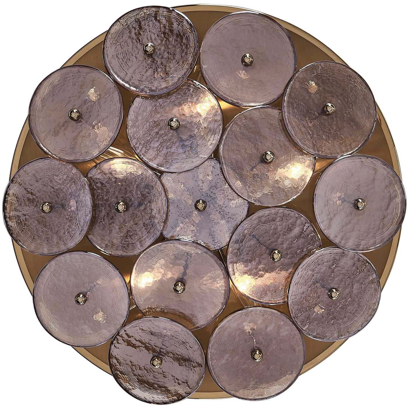 Hortensia 5 Light 18.5 inch Polished Winter Brass Semi Flush Mount Ceiling Light