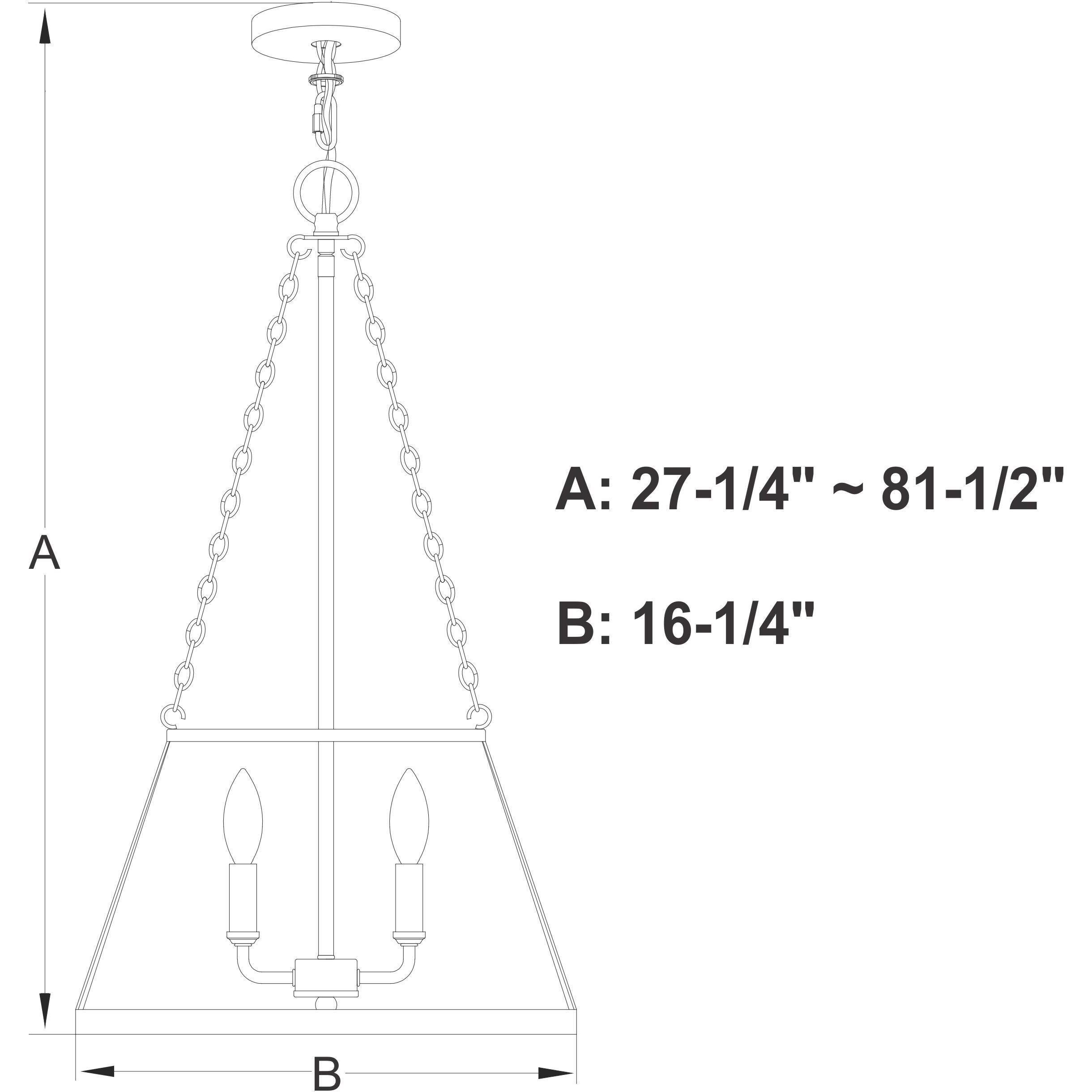 Rochester 3 Light 16.25 inch Matte Black Pendant Ceiling Light