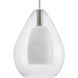 Carillon 1 Light 15 inch Brushed Nickel Pendant Ceiling Light