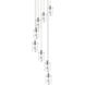 Hana 8 Light 18 inch Chrome Pendant Ceiling Light