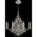 Lily Buds 8 Light 41 inch Silver Chandelier Ceiling Light