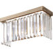 Social Club 2 Light 14.5 inch Havana Gold Bath Vanity Light Wall Light