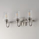 Goblet 3 Light 20.25 inch Satin Nickel Bath Vanity Wall Light