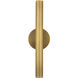 Mason Wall Sconce Wall Light in Vintage Brass