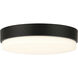 Roma Minimus 7 inch Matte Black Flush Mount Ceiling Light