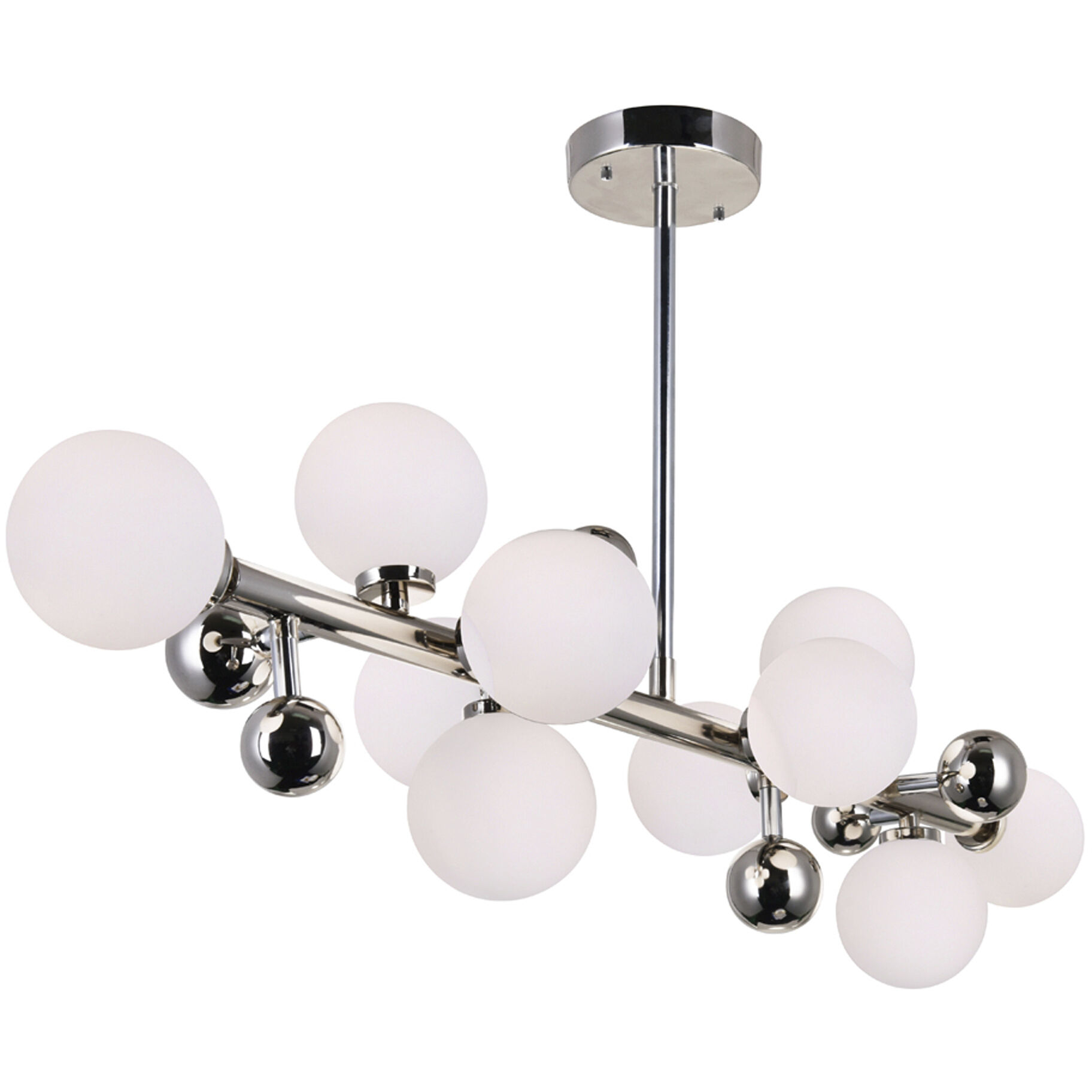 Element LED 36 inch Polished Nickel Island/Pool Table Light Ceiling Light